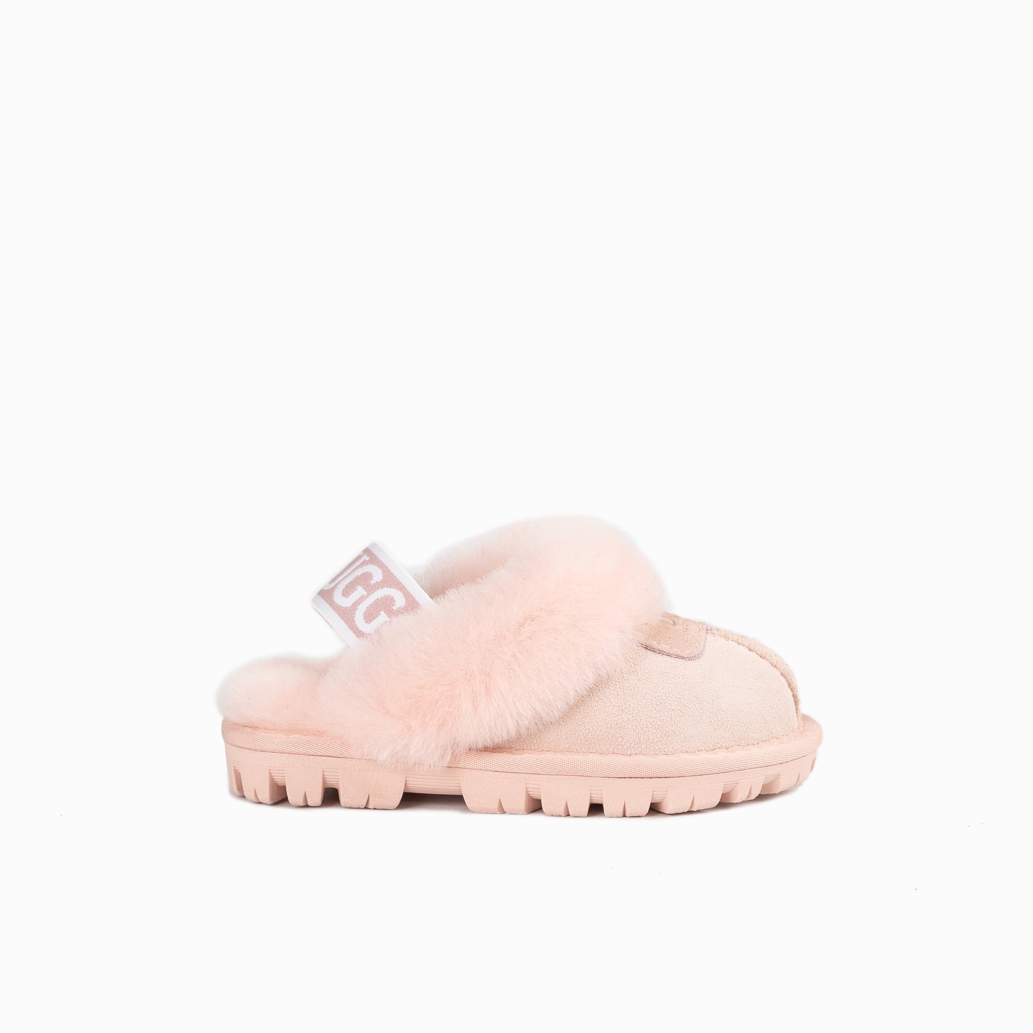 Ugg Kids Coquette  Slipper (Elastic Backstrap)( Water Resistant) - Pink