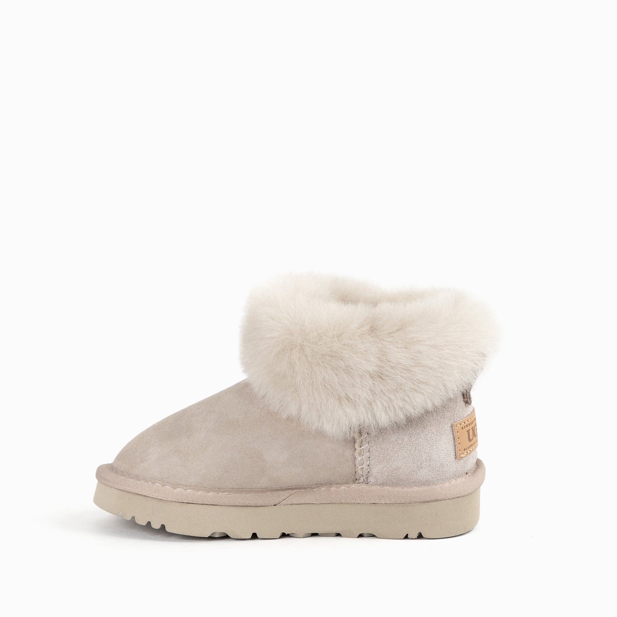 Ugg Kids Classic Fluff Mini Boots (Water Resistant) - Goat