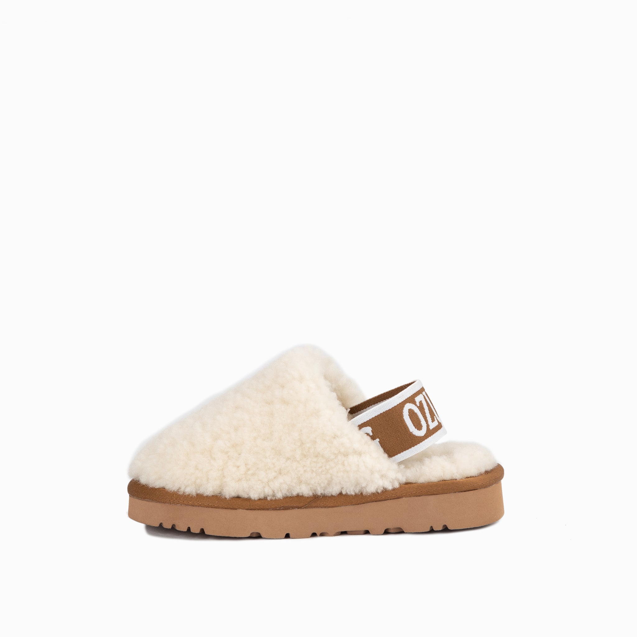 Ugg Kids Riana Fluff Slide - Natural