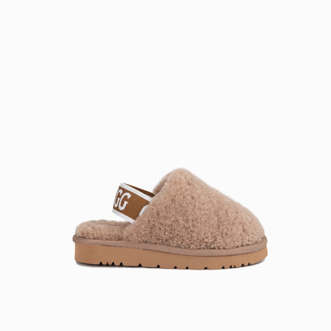 Ugg Kids Riana Fluff Slide - Hickory