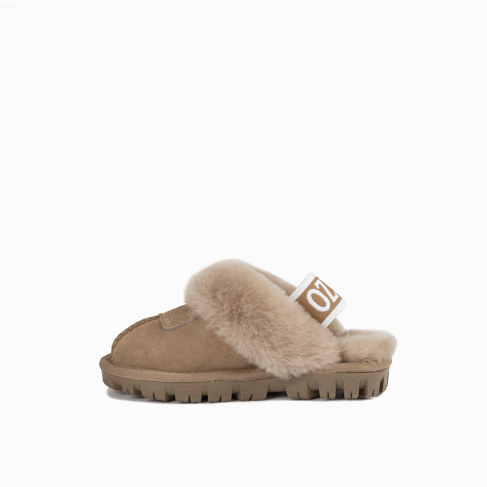Ugg Kids Coquette  Slipper (Elastic Backstrap)( Water Resistant) - Olive