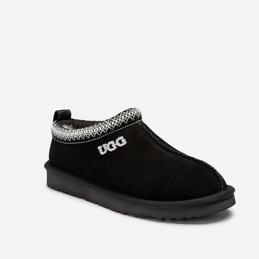 Ugg Sydney Emb Logo Slipper - Black