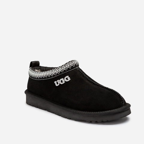 Ugg Sydney Emb Logo Slipper - Black