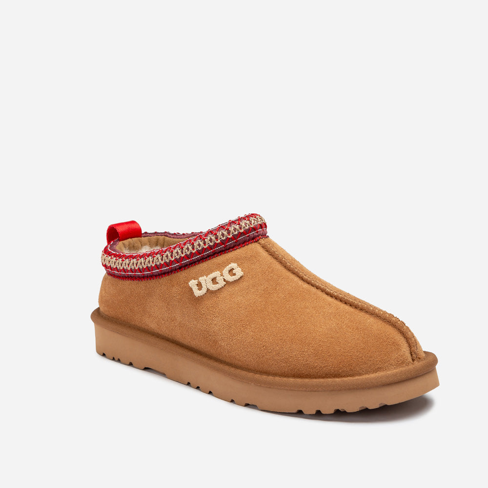 Ugg Sydney Emb Logo Slipper - Chestnut Red