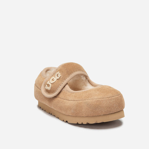 Ugg Logo Kids Mary Jane - Sand