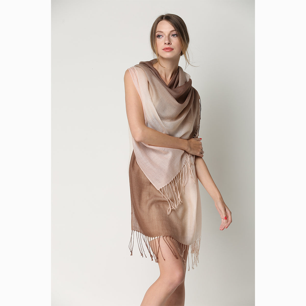 merino wool tie dye wool scarf