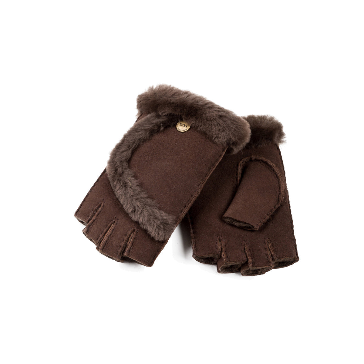 Ugg Fingerless Glove - Chocolate