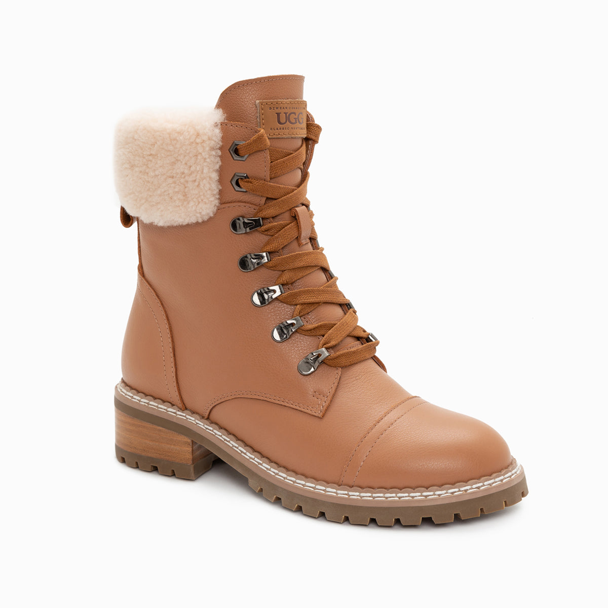 Ugg Lyric Ankle Zip Boots - Tan