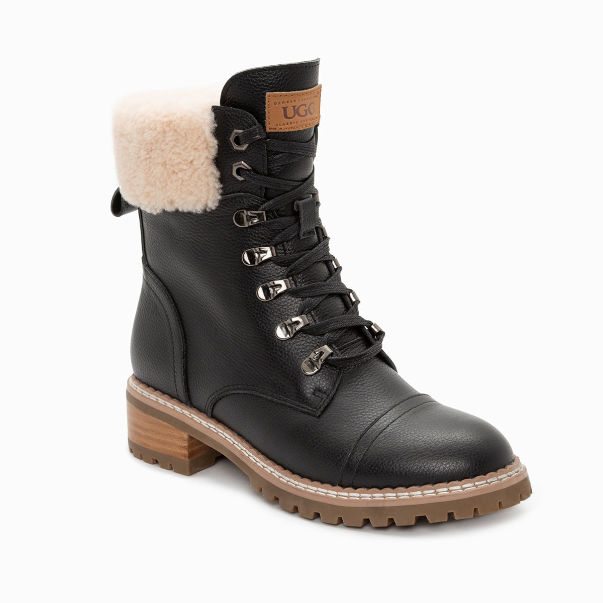 Ugg Lyric Ankle Zip Boots - Black