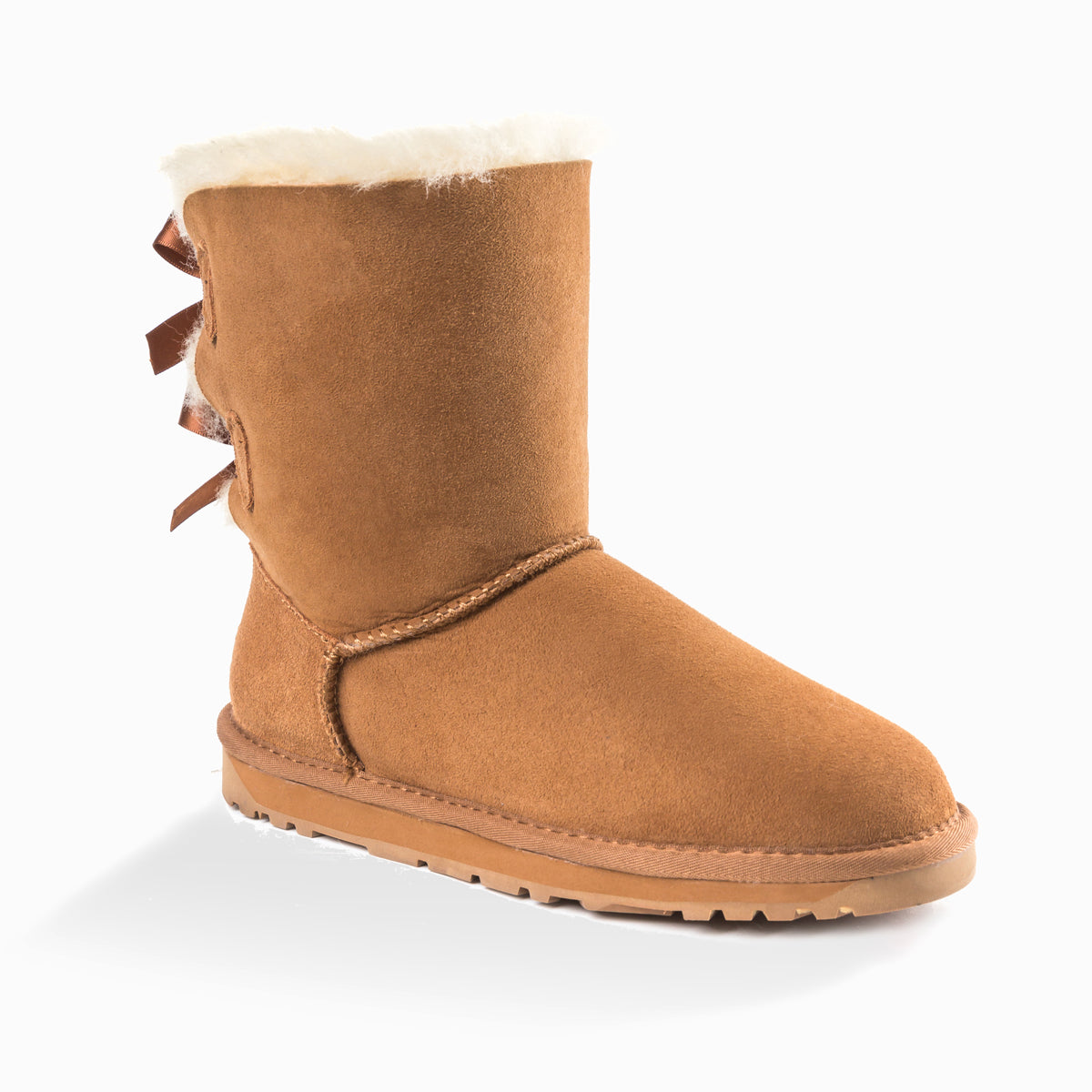 Ugg Classic Bailey Bow Boots (Water Resistant) - Chestnut