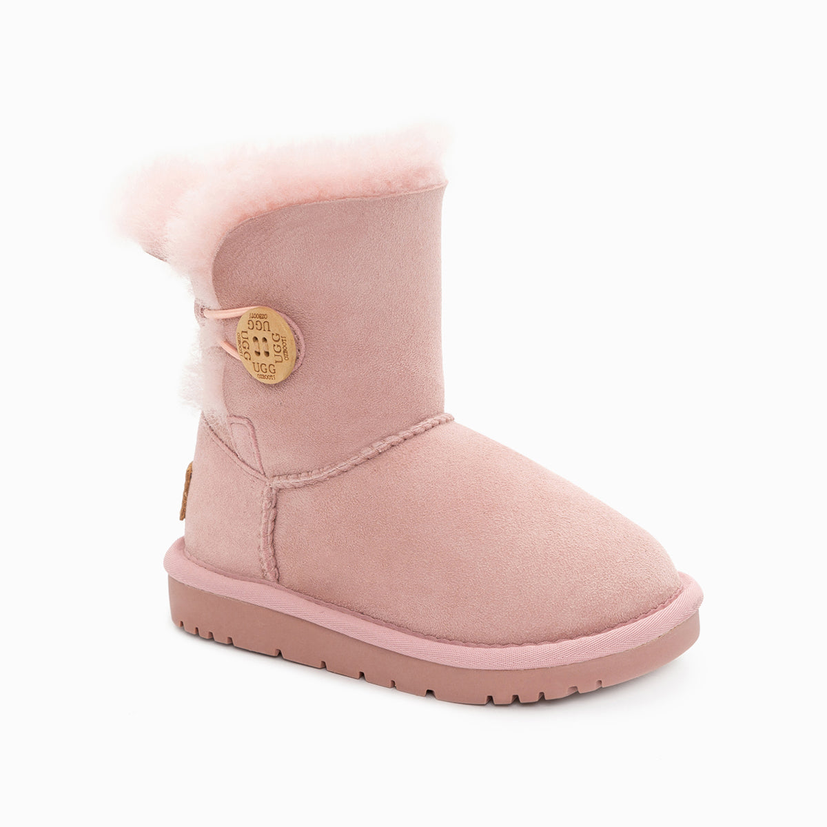 Ugg Kids Ugg Button Boots (Water Resistant) - Palemauve