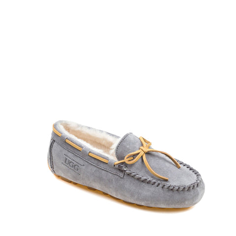 Ugg Romy Ladies Moccasin (Inner Wedge) - Grey