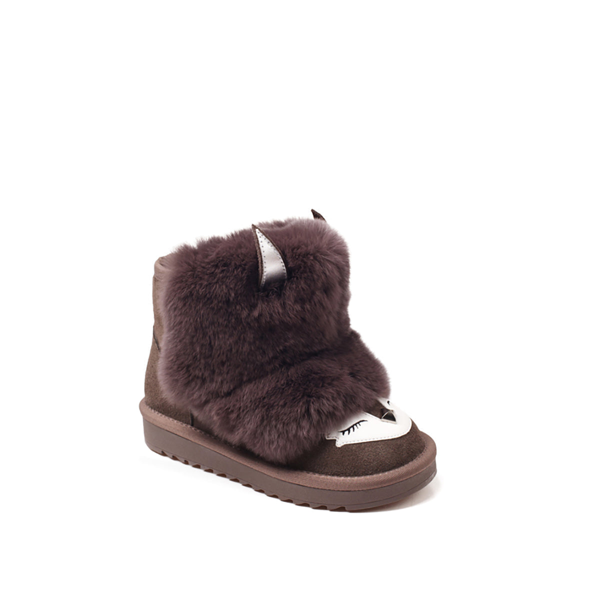 Ugg Kids Zip Fox Boots - Grey