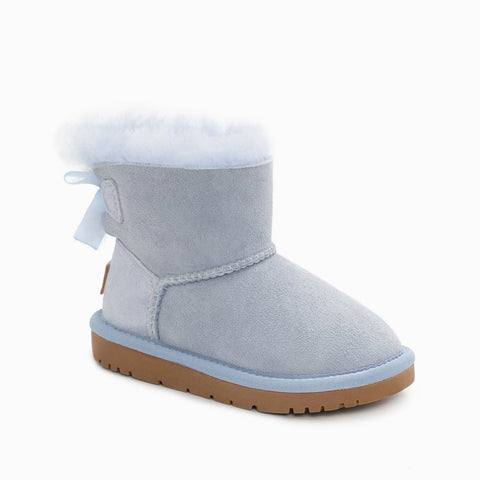 Ugg Kids Bailey Bow Boots (Water Resistant) - Zenblue