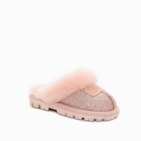 Ugg Kids Coquette Slippers Glitter - Pinkglitter