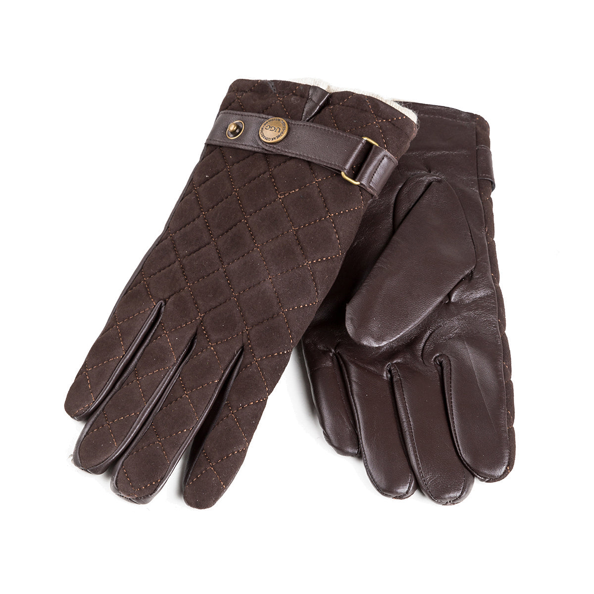 Ugg Men's Quilted Ts Glove - Chocolate