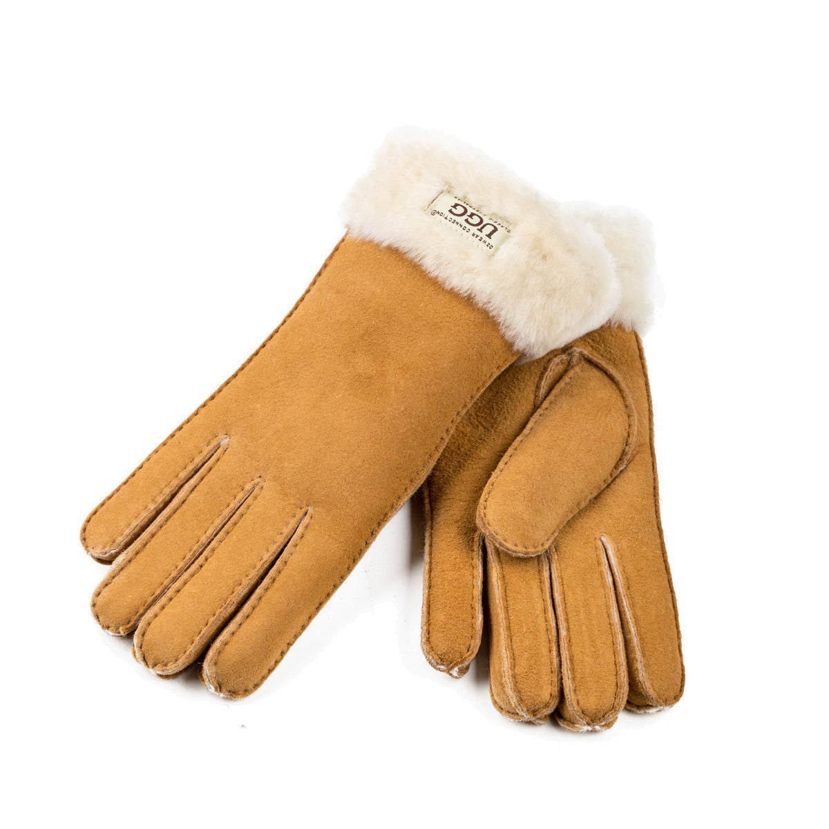 Ugg Turn Cuff Glove - Chestnut