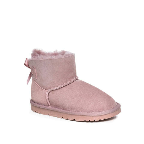 Ugg Kids Bailey Bow Boots (Water Resistant) - Rosybrown