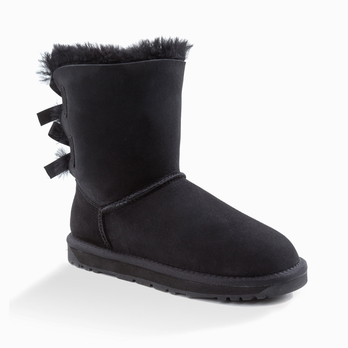 Ugg Classic Bailey Bow Boots (Water Resistant) - Black
