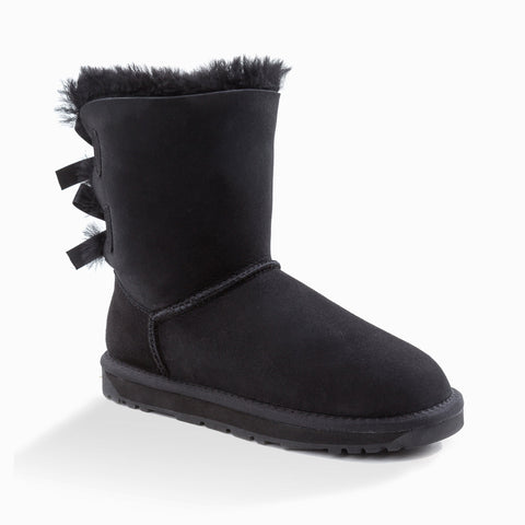 Ugg Classic Bailey Bow Boots (Water Resistant) - Black
