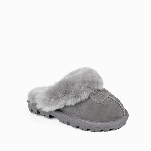 Kids Coquette Slippers - Grey