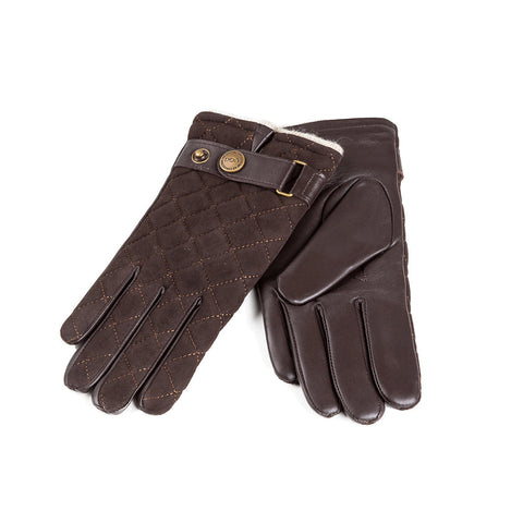 Ugg Ladies Quilted Ts Glove - Chocolate