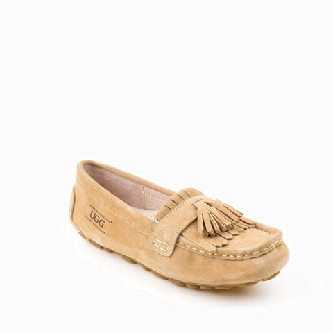 Ugg Rylee Tassel Moccasin (Water Resistant) - Chestnut
