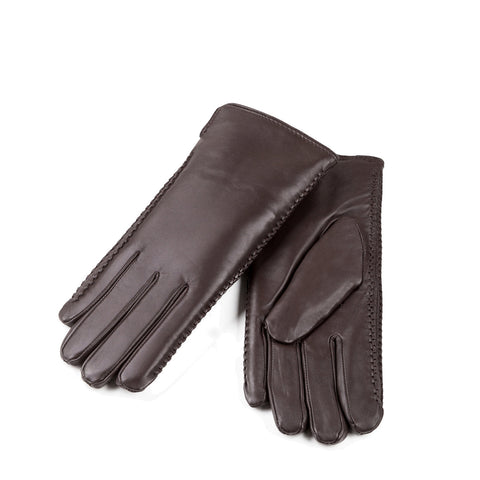 Ugg Ladies Nappa Glove - Darkchocolate