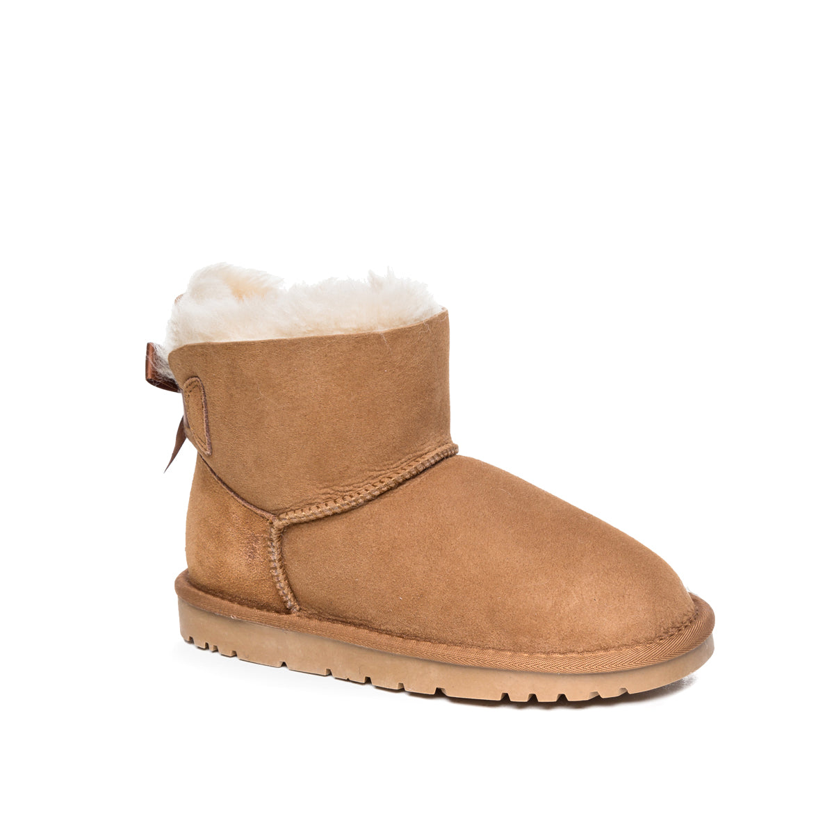 Ugg Kids Bailey Bow Boots (Water Resistant) - Chestnut