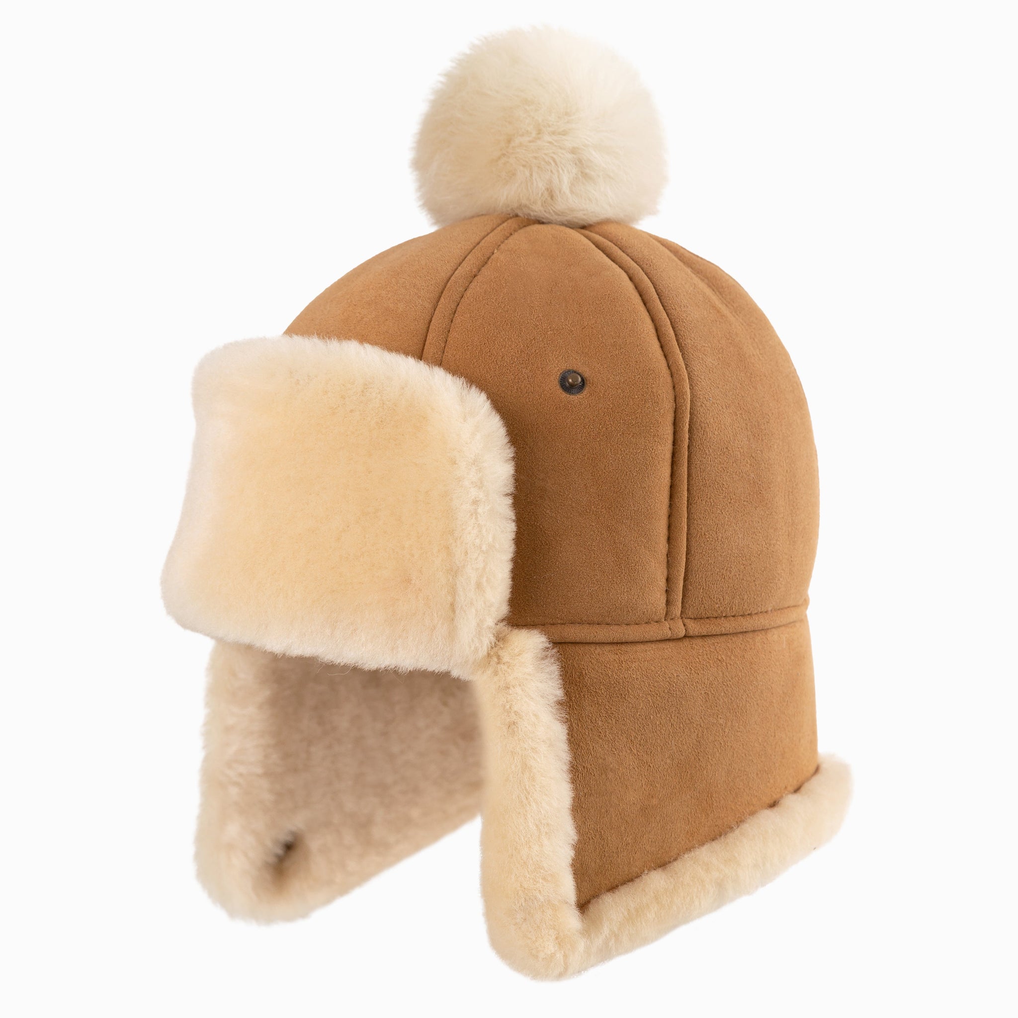 Ugg Sheepskin Upflap Hat - Chestnut
