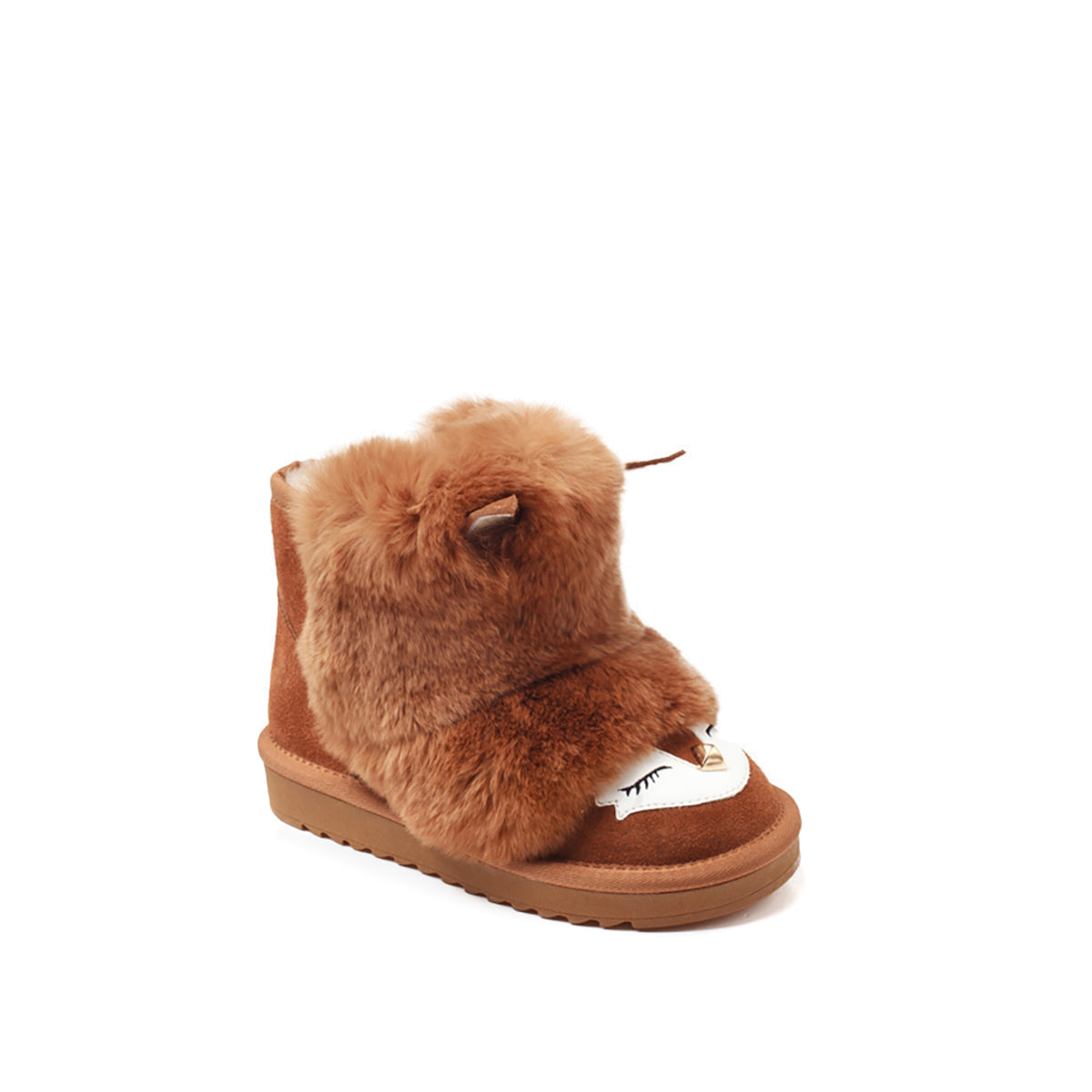 Ugg Kids Zip Fox Boots - Chestnut