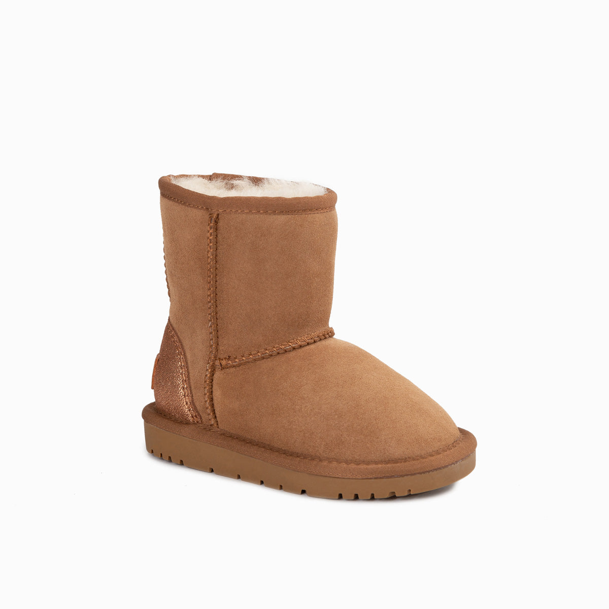 Ugg Kids Classic Long (Glitz) Boots (Water Resistant) - Chestnut