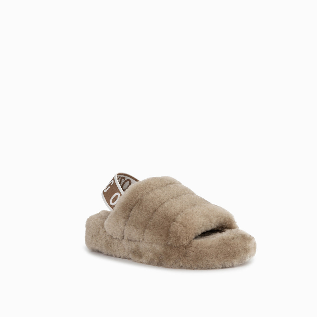 Ugg Kids Brooklyn Fluff Slide - Hickory