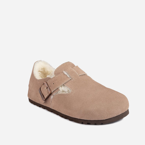 Ugg Aussie Shearling Mule Loafers - Khaki