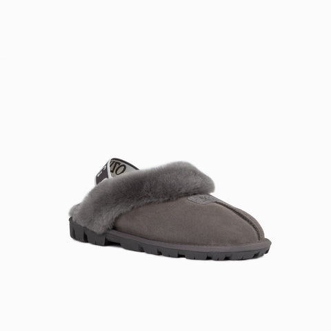 Ugg Coquette Slipper (Elastic Backstrap) (Water Resistant) - Grey