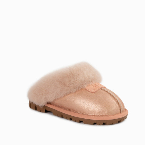 Ugg Coquette Metallic  Slipper - Metallicbronze