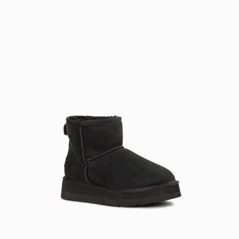 Ugg Classic Platform Mini Boots (Water Resistant) - Black