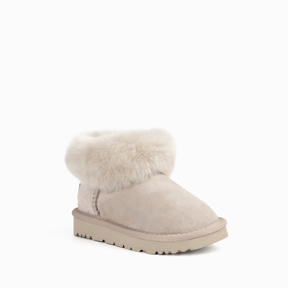 Ugg Kids Classic Fluff Mini Boots (Water Resistant) - Goat