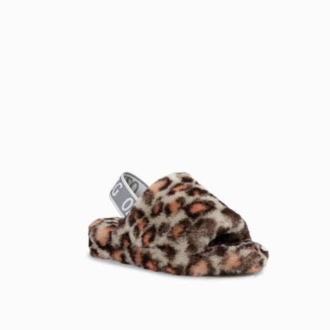Ugg Kids Brooklyn  Fluff Slide - Stormygrey