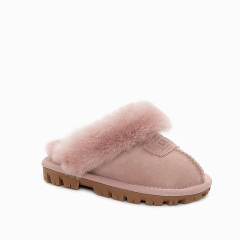 Ugg Kids Coquette Slipper (Water Resistant) - Rosybrown