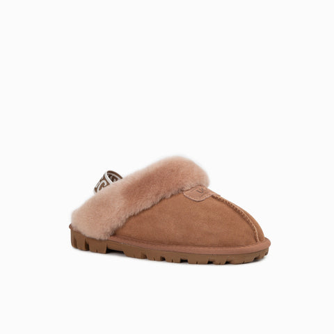 Ugg Coquette Slipper (Elastic Backstrap) (Water Resistant) - Caramel