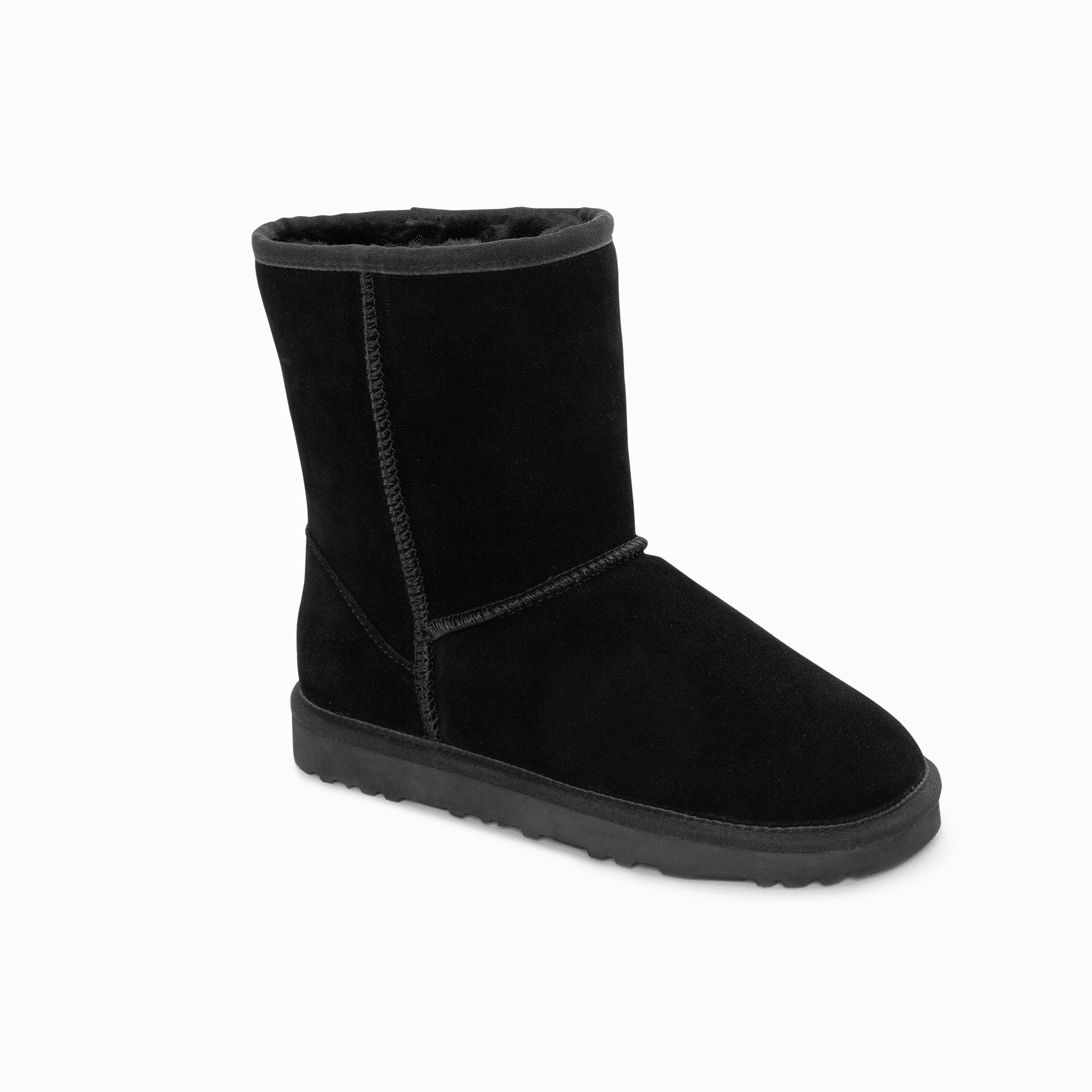 Ugg Boots Genuine Australian Sheepskin Unisex Short Classic Suede - Black