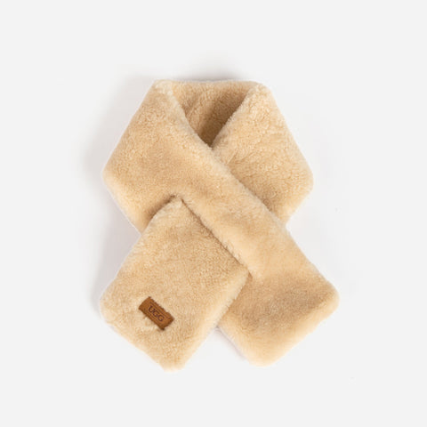 Ugg Curly Sheepskin Scarf - Ivory