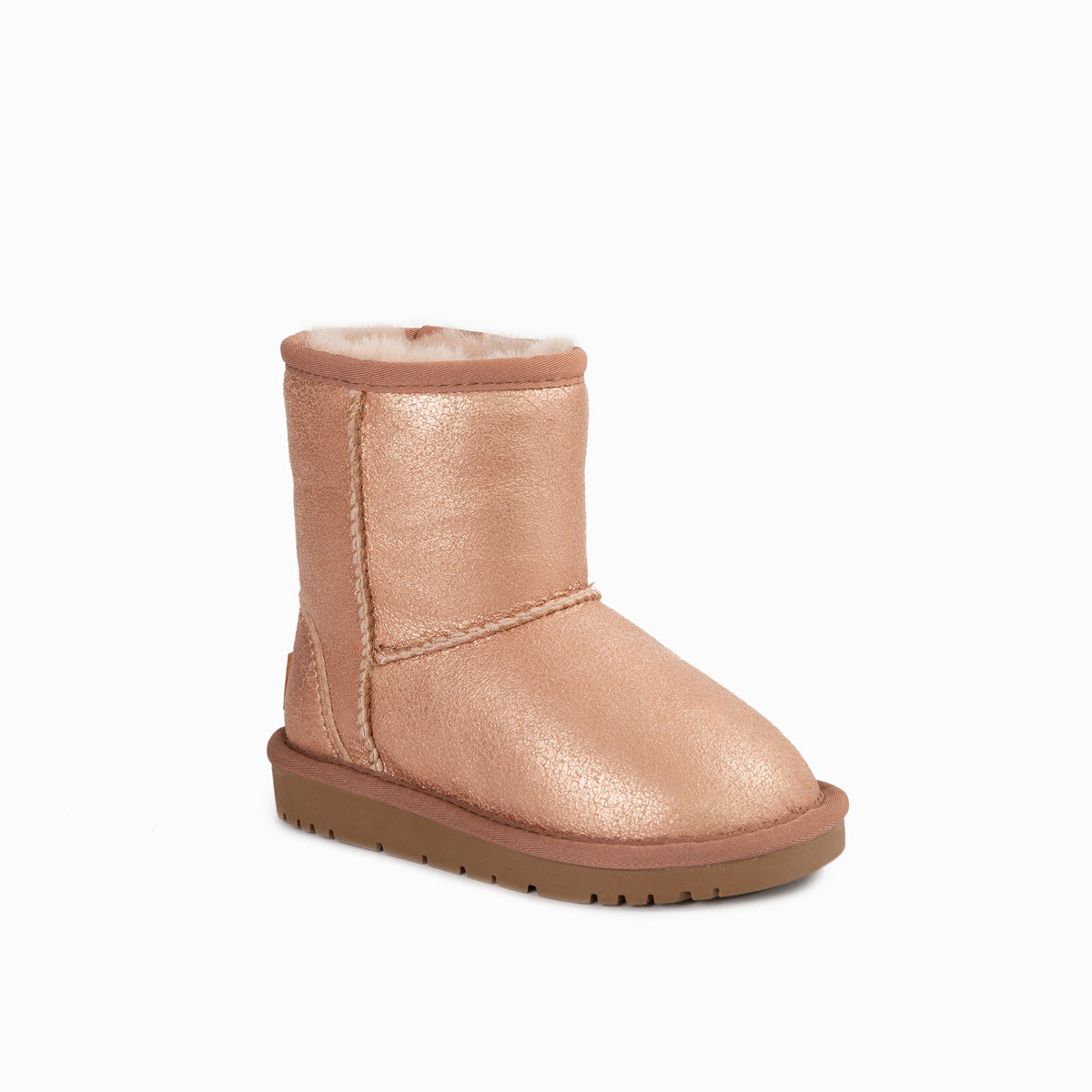 Ugg Kids Classic (Metallic) Boots  (Water Resistant) - Metallicbronze