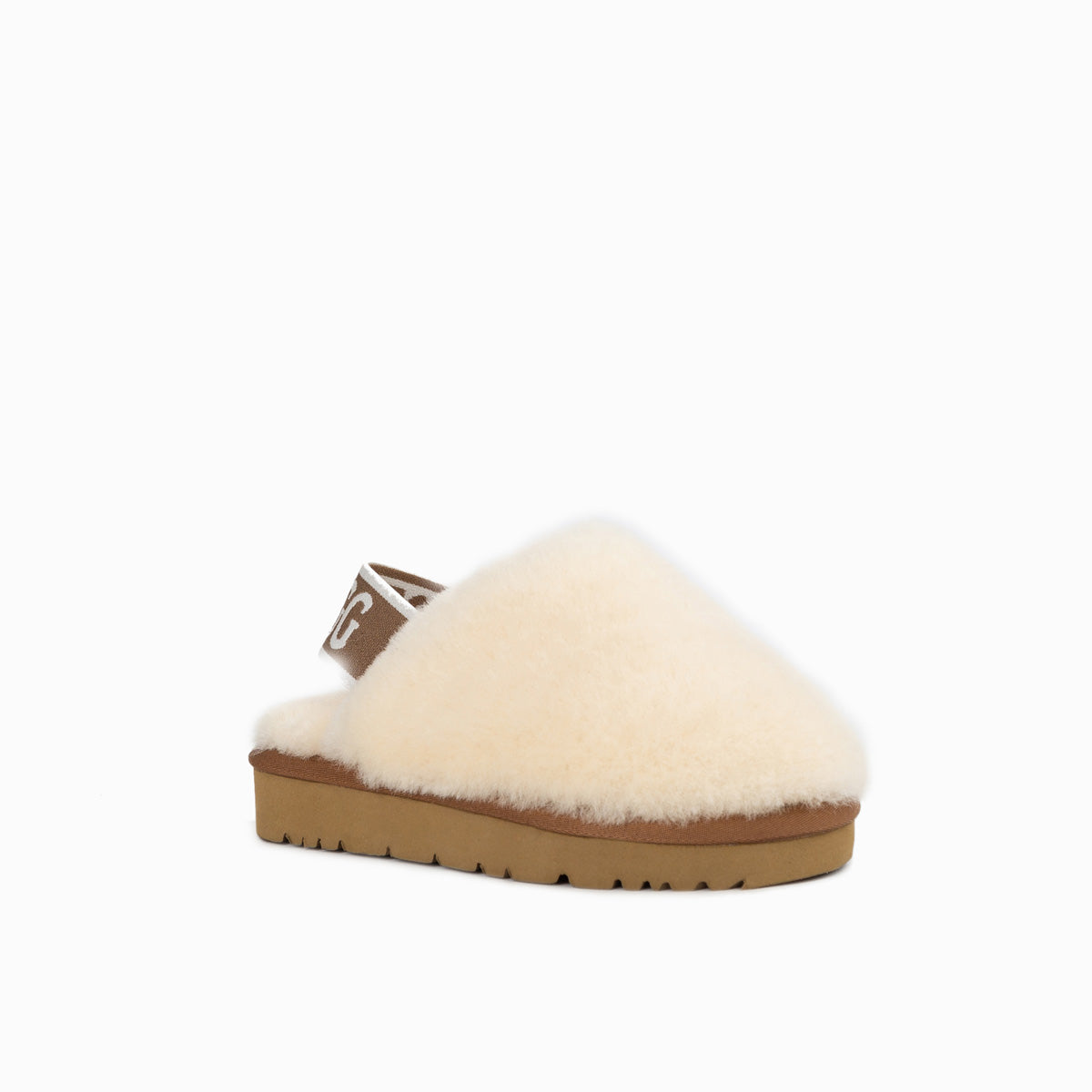 Ugg Kids Riana Fluff Slide - Natural