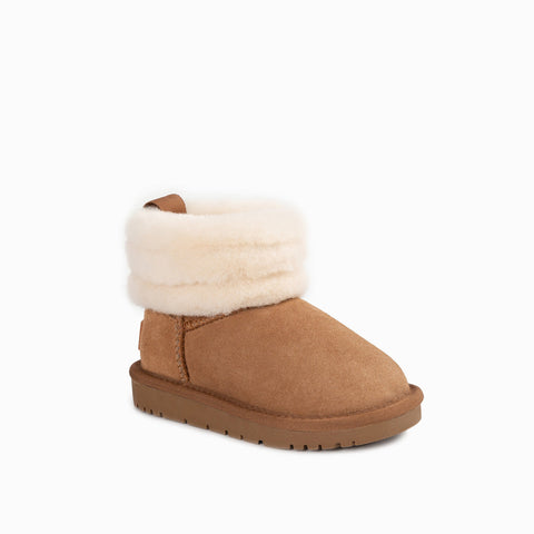 Ugg Kids Fluff Mini Boots - Chestnut