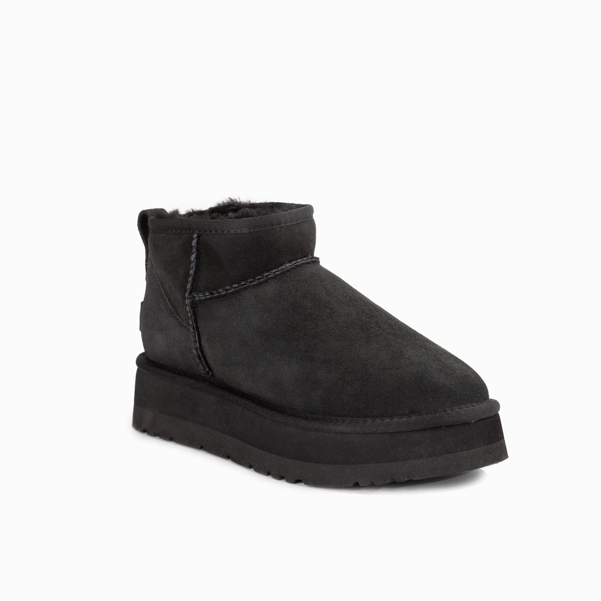 Ugg Classic Platform Ultra Mini Boots (Water Resistant) - Black