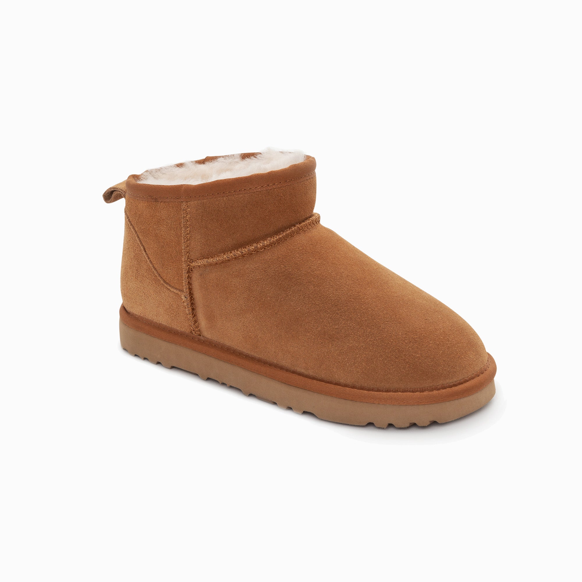 Ugg Boots Genuine Australian Sheepskin Unisex Ankle Classic Suede - Chestnut