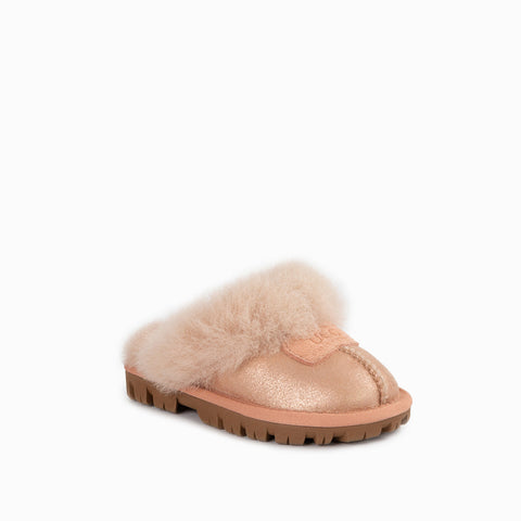 Ugg Kids Coquette Metallic Slipper - Metallicbronze