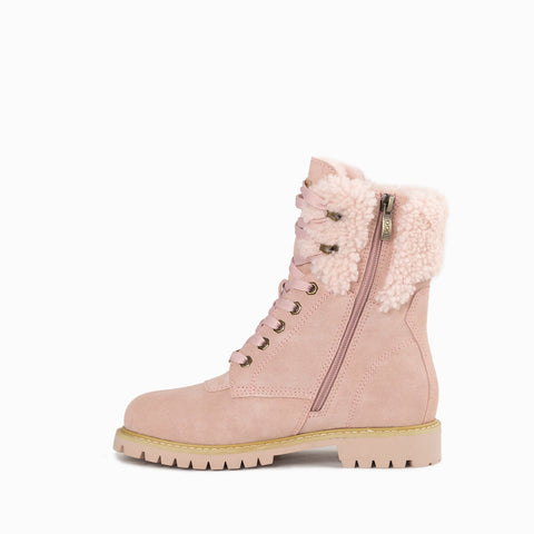 Ugg Liliana Shearling Zip Boots - Dustypink